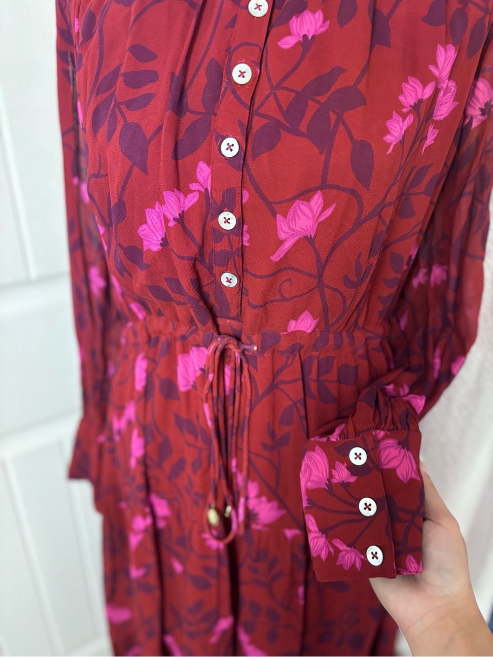 Beyond by Vera Sissi Majorelle Rust Fall Dress - Picture 5 of 8